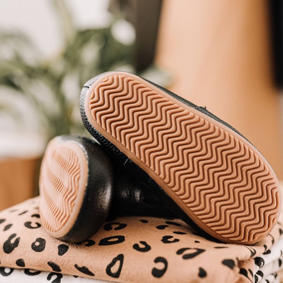 Infant Moccasin Black Riding Boots - Picture 3 of 3